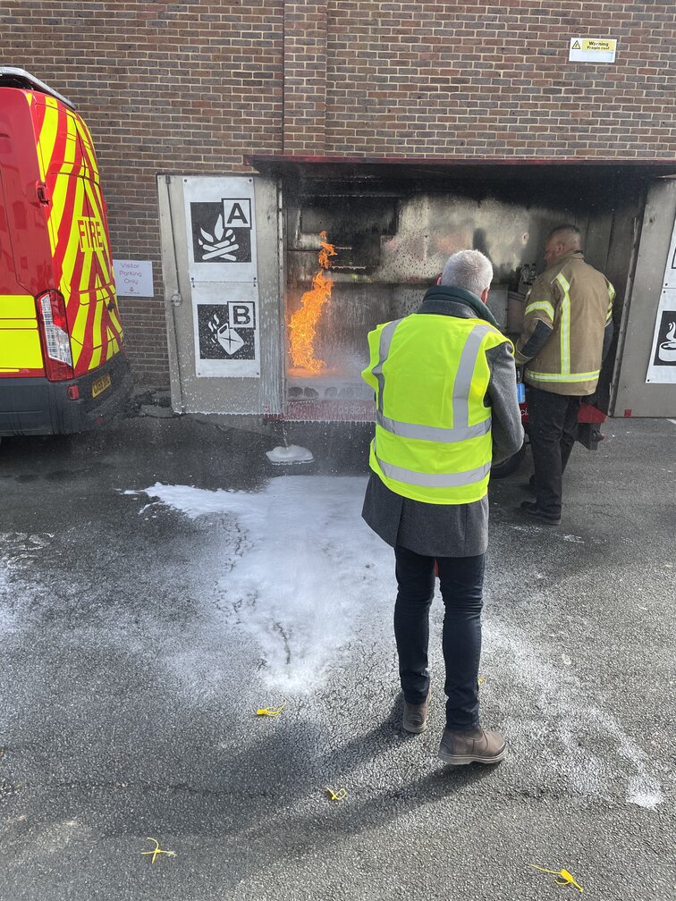 Fire Safety Training at Tennyson Suite - Click here to view this entry
